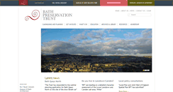 Desktop Screenshot of bath-preservation-trust.org.uk